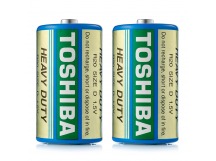 Элемент питания TOSHIBA R20 (б/б) 2/shrink (20/200)