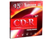 Диски VS CD-R 80 52x в конвертах