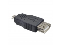 Переходник PERFEO USB2.0 A розетка - Micro USB вилка (A7015)