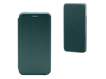                                 Чехол-книжка Huawei Honor 9A BF модельный силиконовый с кожаной вставкой зеленый