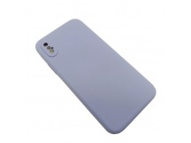 Чехол iPhone X/XS Microfiber Фиолетовый