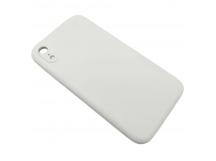 Чехол iPhone XR Microfiber Белый