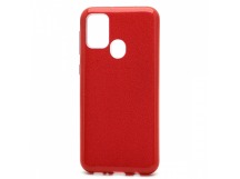 Чехол-накладка Fashion с блестками для Samsung Galaxy M21/M30S красный
