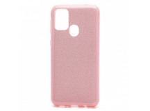 Чехол-накладка Fashion с блестками для Samsung Galaxy M21/M30S розовый