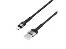 Кабель USB - Apple lightning Borofone BX34 Advantage (black)