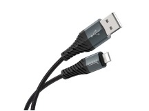 Кабель USB - Apple lightning HOCO X38 Cool Charging (25см) (черный)