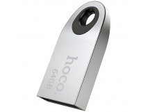 Внешний накопитель USB 2.0 Hoco UD9 Insightful Smart Mini 64Gb, серебристый