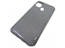                                 Чехол силикон-пластик Samsung M31 Fashion с блестками серебристый