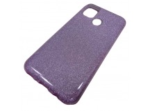                                Чехол силикон-пластик Samsung M31 Fashion с блестками фиолетовый