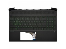 Топ-панель L72597-251 для HP Pavilion черная с подсветкой