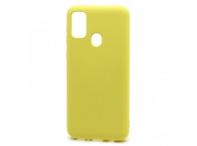 Чехол-накладка Silicone Case NEW ERA для Samsung Galaxy M30S/M21 желтый