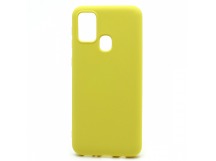 Чехол-накладка Silicone Case NEW ERA для Samsung Galaxy M31 жёлтый