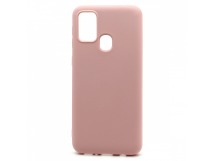 Чехол-накладка Silicone Case NEW ERA для Samsung Galaxy M31 светло розовый