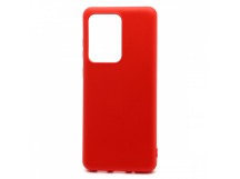 Чехол-накладка Silicone Case NEW ERA для Samsung Galaxy S20 Ultra красный