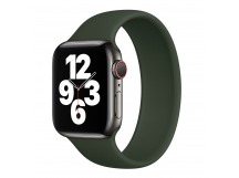 Ремешок - ApW15 для Apple Watch 38/40 mm монобраслет (dark green) (150 мм)