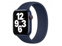 Ремешок - ApW15 для Apple Watch 42/44 mm монобраслет (dark blue) (180 мм)