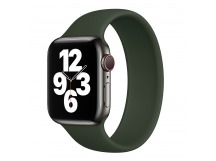 Ремешок - ApW15 для Apple Watch 42/44/45/49  mm монобраслет (dark green) (170 мм)