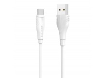 Кабель USB - Type-C Borofone BX18 Optimal, 200 см, (white)
