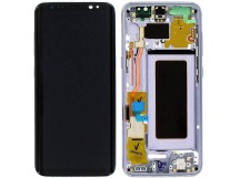Дисплей для Samsung G955F Galaxy S8 Plus + тачскрин + рамка (фиолетовый) ОРИГ100%