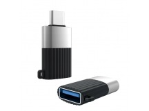 Адаптер XO NB149-F, (USB 2.0-Type-C) черный