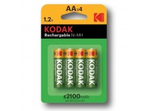 Аккумулятор KODAK HR6-4BL (2100 mAh) Pre-Charged (4/80/640)