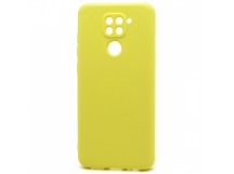 Чехол-накладка Silicone Case NEW ERA для Xiaomi Redmi Note 9 желтый