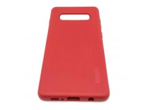 Чехол Samsung S10 Plus (2019) Силикон Cherry Красный