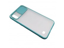 Чехол Samsung A10/M10 (2019) Матовый Slide Camera Зеленый