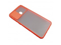 Чехол Samsung A20/A30/M10S (2019) Матовый Slide Camera Красный