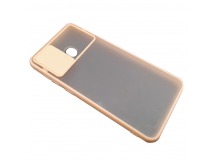 Чехол Samsung A20/A30/M10S (2019) Матовый Slide Camera Розовый