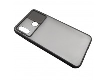 Чехол Samsung A20/A30/M10S (2019) Матовый Slide Camera Черный