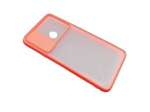 Чехол Samsung A20S (2019) Матовый Slide Camera Красный