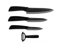 Набор керамических ножей Xiaomi Huo Hou Nano Ceramic Knife Set 4 in 1