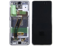 Дисплей для Samsung G980F (S20) модуль Серый - Ориг