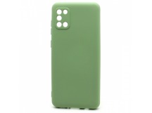 Чехол-накладка Silicone Case NEW ERA для Samsung Galaxy A31 зеленый