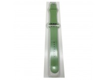 Ремешок для Apple Watch 38/40mm №1 силиконовый Мятно-Зеленый (Размер ML)