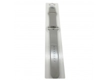 Ремешок для Apple Watch 42/44/45/49 mm №10 силиконовый Серый Рок Антиквариат (Размер SM)