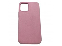 Чехол iPhone 12 Mini (5.4) Alcantara Case (без MagSafe) в упаковке Розовый