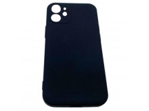 Чехол iPhone 12 Mini (5.4) Microfiber Черный