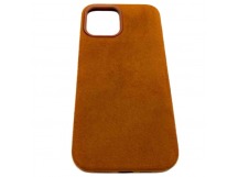 Чехол iPhone 12 Pro Max (6.7) Alcantara Case (без MagSafe) в упаковке Коричневый