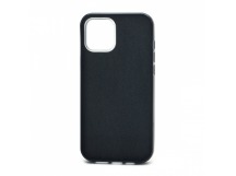                                 Чехол силикон-пластик iPhone 12/12 Pro (6,1") Fashion с блестками черный