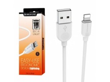 Кабель USB - Apple lightning Borofone BX14 LinkJet, 100 см, (white)