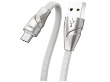 Кабель USB - micro USB Hoco U57 Twisting (white)