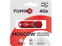                     4GB накопитель FUMIKO Moscow красный