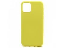 Чехол-накладка Silicone Case NEW ERA для Apple iPhone 12 Pro Max желтый