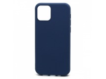 Чехол-накладка Silicone Case NEW ERA для Apple iPhone 12/12 Pro синий