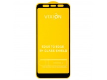 Защитное стекло 6D для Samsung A730F/A750F/A605F/J415F/J610F/J810F (черный) (VIXION)