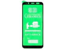 Защитное стекло керамическое для Samsung A530F/A600F/J600F Galaxy A8/A6/J6 (2018) (черный) (VIXION)