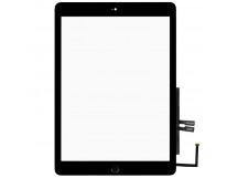 Тачскрин для iPad 6 (2018) + черная кнопка HOME с микросхемой (черный) (HC)