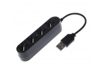USB HUB 4 порта P-1020 черный